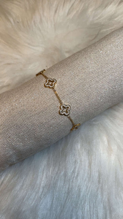 Bracelet trèfle