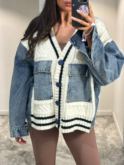 gilet maille et jean