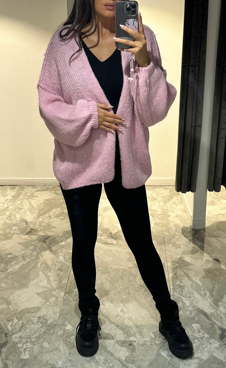 GILET OUVERT EN MAILLE
