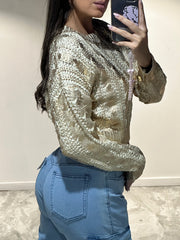 Pull tressé