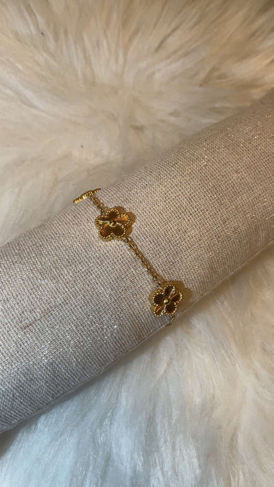 Bracelet trèfle Or