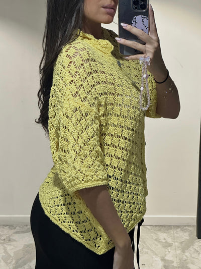 Gilet Court jaune