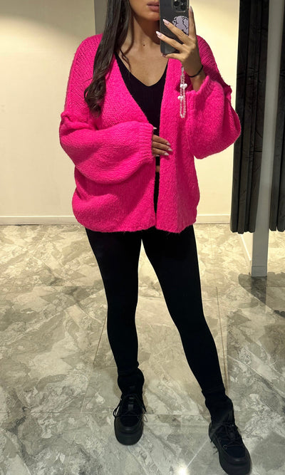 GILET OUVERT EN MAILLE
