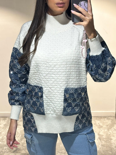 Pull en jean