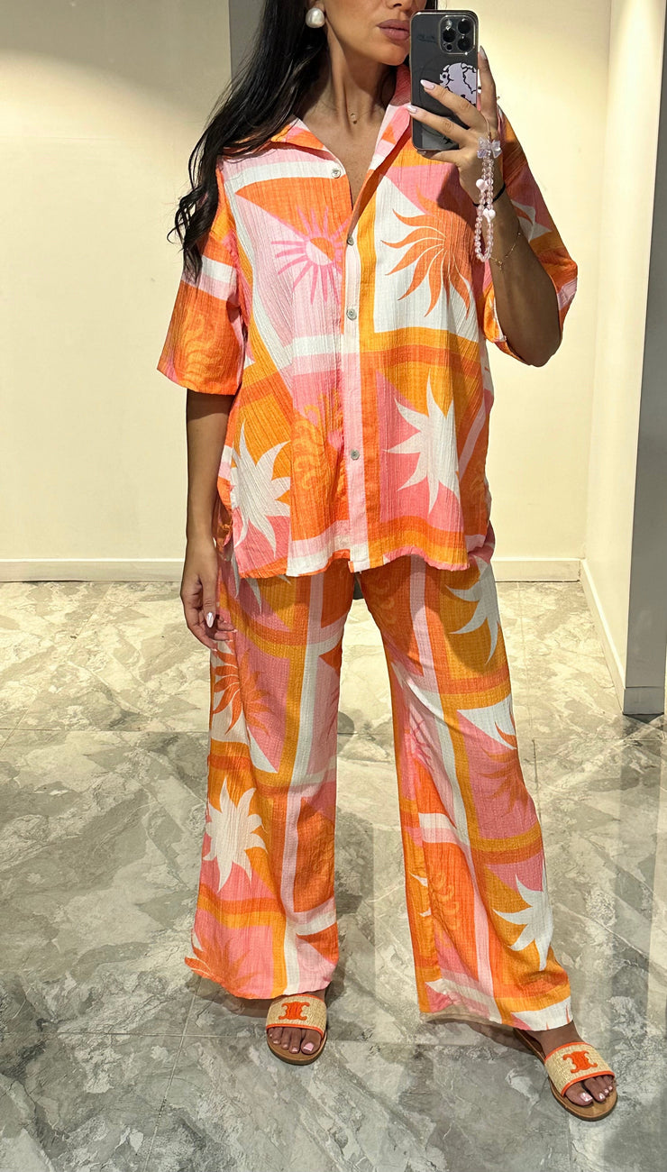 ensemble summer orange
